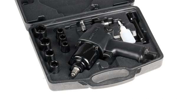 Пневмогайковерт ударный в кейсе 1/2", 850 Нм NORDBERG ECO NP14085K