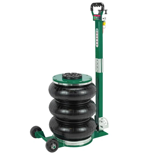Домкрат подкатной пневматический 6т (h min-150мм,h max-400мм,Ø-300мм)