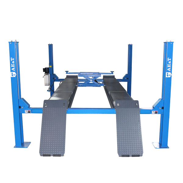 Подъемник четырехстоечный AE&T F4.5D-4 (4.5 т, с траверсой для сход-развала)