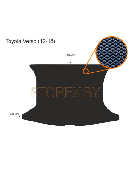 Toyota Verso (12-18) Багажник copy