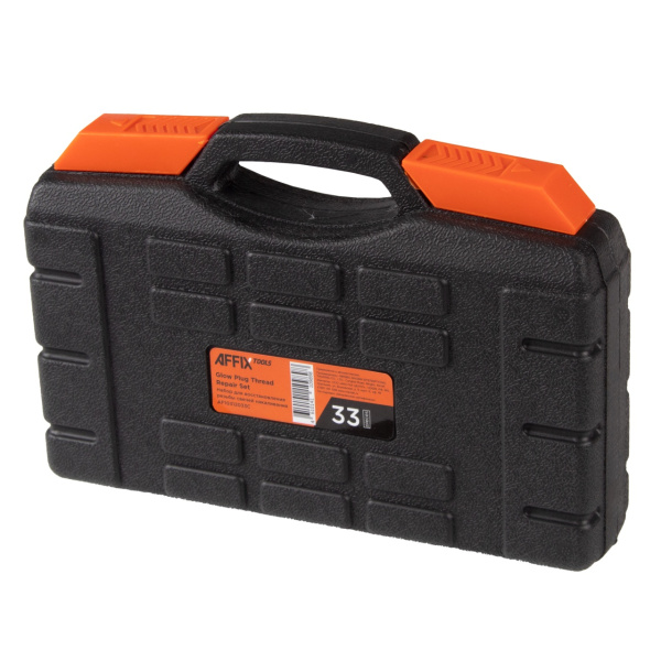 Набор для восстановления резьбы свечей накаливания AFFIX AF10312033C (33 предмета, кейс)