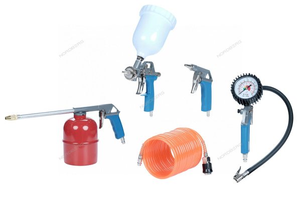Набор пневмоинструмента 5 предметов NORDBERG NP05KIT