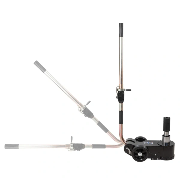 Домкрат подкатной пневмогидравлический 30т/15т (h min 150мм, h max 30т-73мм/15т-66мм, удлинители 45+75мм)
