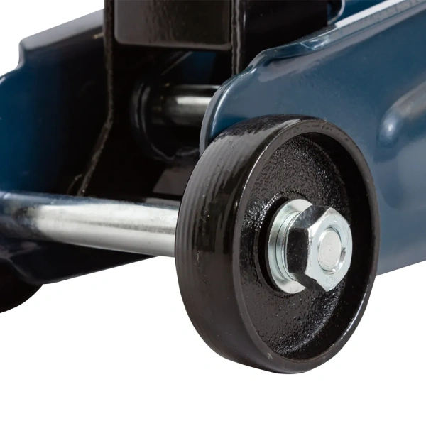 Домкрат подкатной гидравлический 2,5т (h min 135мм, h max 387мм) с резиновой накладкой