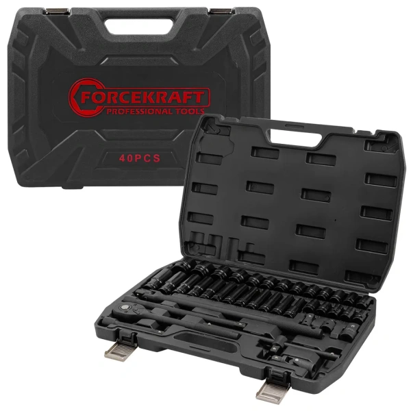 Набор инструментов 40пр. 1/2''(6гр)(8-32мм)