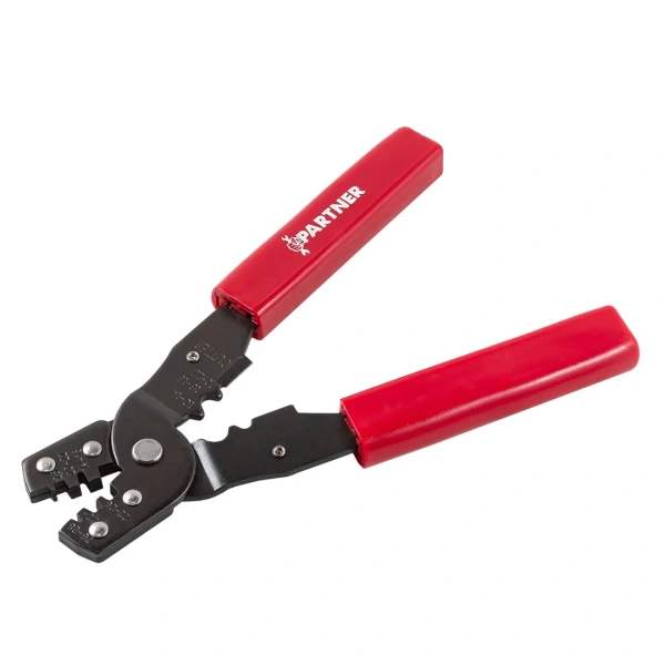 Щипцы для обжимки клемм и снятия изоляции, в блистере