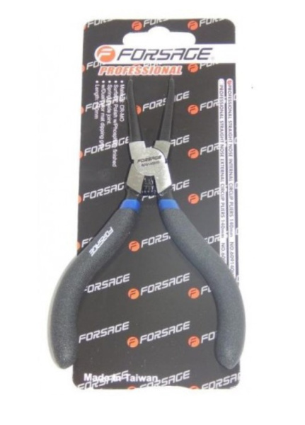 Съемник стопорных колец прямой на сжим (L-140мм), в блистере