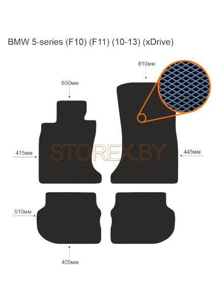BMW 5-series (F10) (F11) (10-13) (xDrive) copy