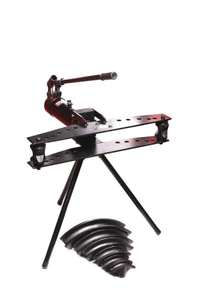 Трубогиб гидравлический ручной горизонтальный 13т (1/2'', 3/4'', 1'', 1-1/4'', 1-1/2'', 2'', ход поршня 250мм, 3 вида профиля)