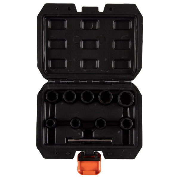 Набор торцевых головок для поврежденных гаек и болтов 10-19 мм кейс 10 предметов AFFIX AF10930010C
