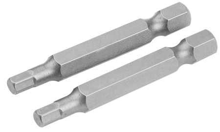 Набор вставок (бит) торцевых 1/4" Hex 4 мм 50 мм 2 предмета TOLSEN TT20334