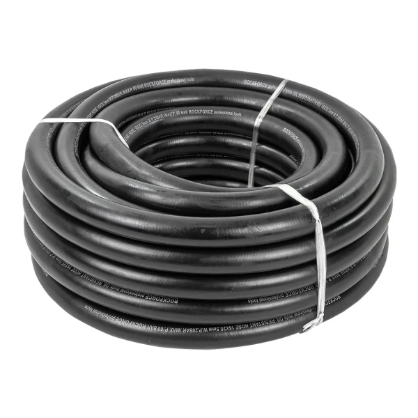 Шланг резиновый армированый бензо-маслостойкий 16х25.5ммх15м(повышенная гибкость и сопротивление к излому,раб.давл.20bar,max60bar,-30C°+70C°,DIN20018)