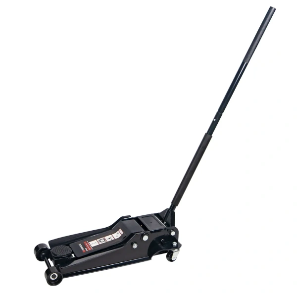 Домкрат подкатной гидравлический двухпоршневой 4т (h min 95мм, h max 560мм)