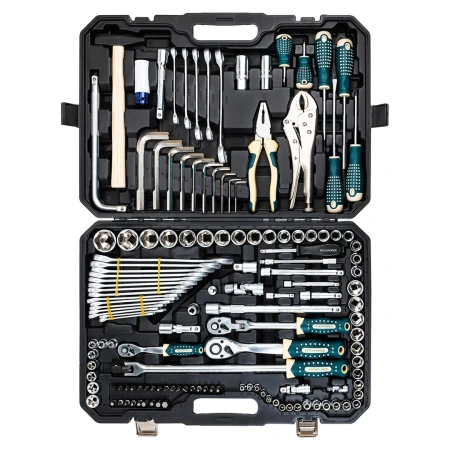 Набор инструментов 142пр. 1/4'', 3/8'', 1/2''(6гр.)