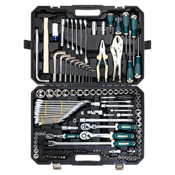 Набор инструментов 142пр. 1/4'', 3/8'', 1/2''(6гр.)