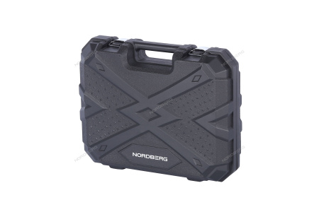 Угловая шлифмашина аккумуляторная NORDBERG NE308K (УШМ, диам. диска 125 мм, 20 В, 2 аккумулятора и зарядное устройство)