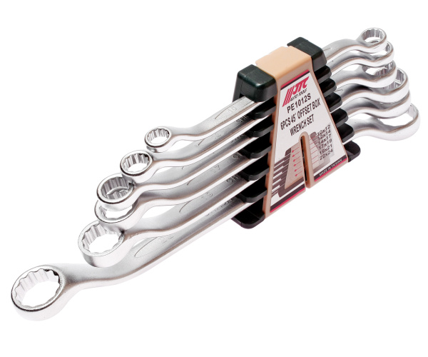 Набор ключей накидных 12-ти гранных JTC PE1012S (10-24 мм, 45 град., 6 предметов)