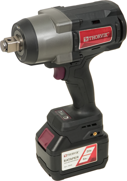 Гайковерт аккумуляторный Thorvik BWI20419, 3/4"DR, 20В, 1900 Нм