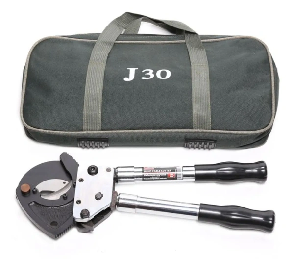 Кабелерез ручнойс телескопическими ручками(сталь/трос 100мм2, медь/аллюминий 620мм2 )в сумке