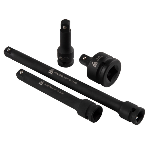 Набор ударных торцевых головок шестигранных МАСТАК 5-054022 (1/2", 10-27 мм, ложемент, 22 предмета)