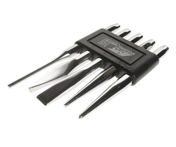 Набор выколоток и зубил с кернером JTC 5129 (5 предметов в кейсе)