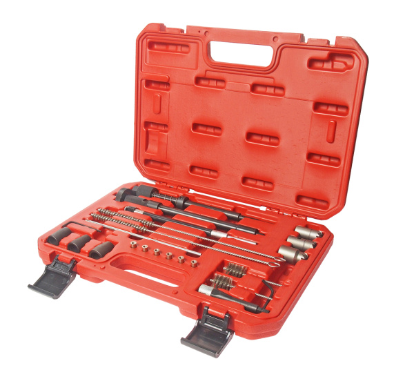 Набор инструментов для восстановления и очистки посадочных мест форсунок в кейсе JTC 4262