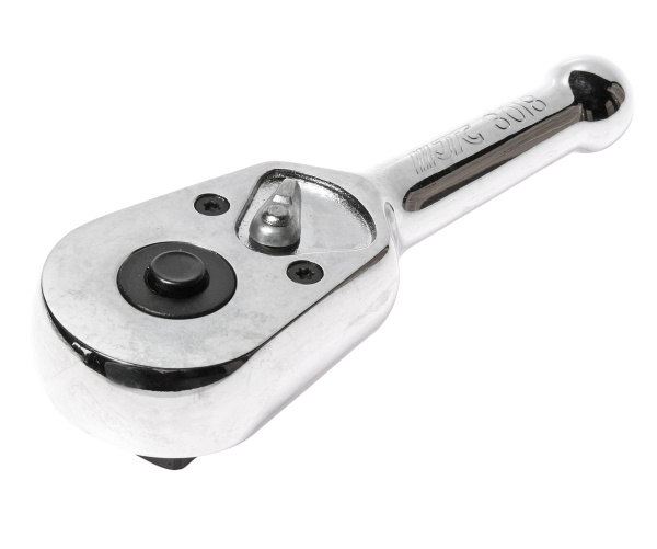 Трещотка укороченная с металлической рукояткой JTC 3018 (1/2", 45 зубьев, 130 мм)