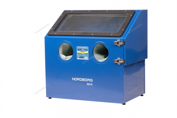 Камера пескоструйная настольная боковая загрузка 110 л NORDBERG NS1K