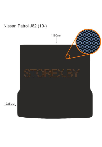 Nissan Patrol J62 (10-) Багажник copy