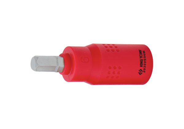 Насадка (бита) торцевая диэлектрическая KING TONY 2035VE 1/4", HEX