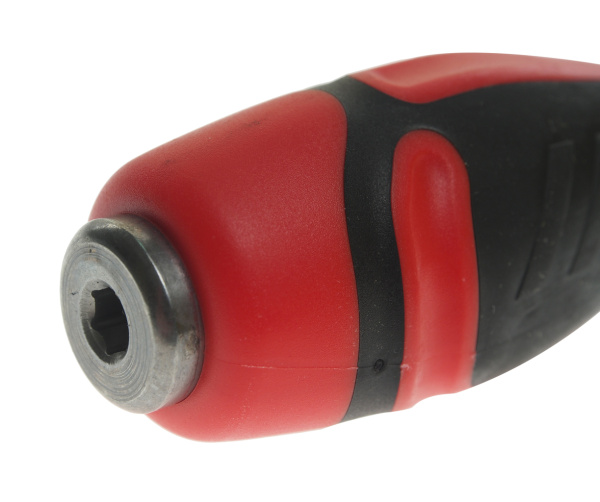 Отвертка шлицевая усиленная со сквозным стержнем JTC 7621 (SL 8,0х200 мм)