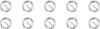 WTRI101 Набор вставок резьбовых M10x1.0, 10 предметов