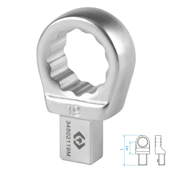 Насадка накидная серии FIT KING TONY 34502119M (19 мм, 9х12 мм)