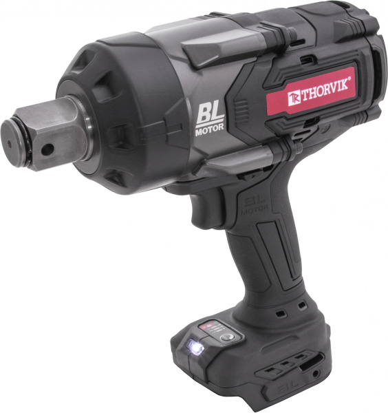 Гайковерт ударный аккумуляторный бесщеточный Thorvik BBIW012400DNB (1"DR, 21 В, 2400 Нм, без АКБ и З/У)