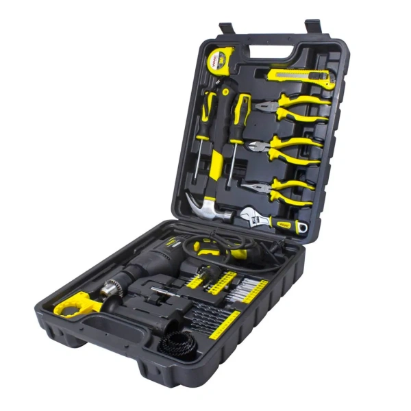 Набор инструментов с дрелью электрической,59пр.(220V,750W,0-2900об/мин),в кейсе