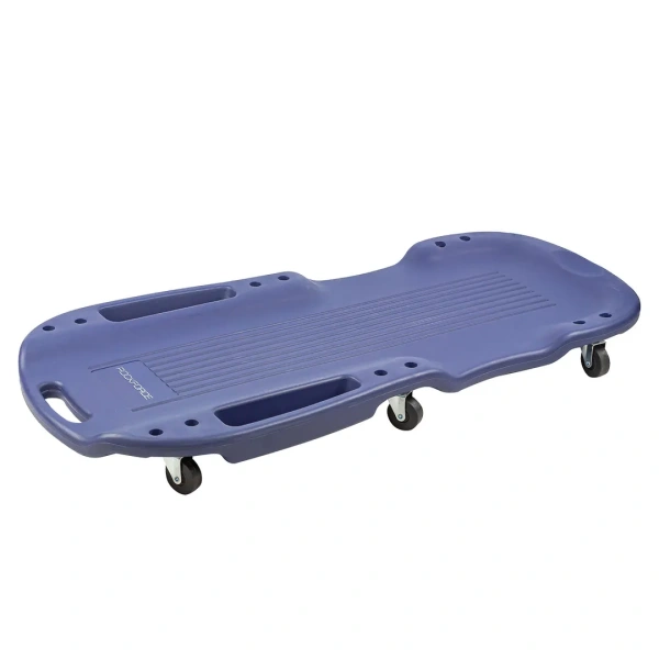 Лежак пластиковый подкатной на 6-ти колесах