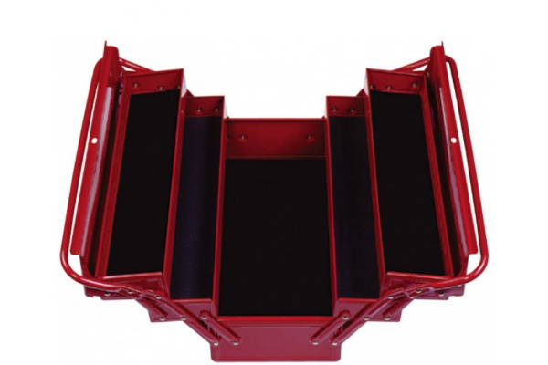 Ящик инструментальный раскладной, 5 отсеков, красный МАСТАК 510-05420R