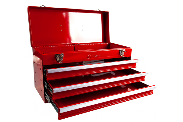 Ящик инструментальный, 3 полки, красный МАСТАК 511-03530R