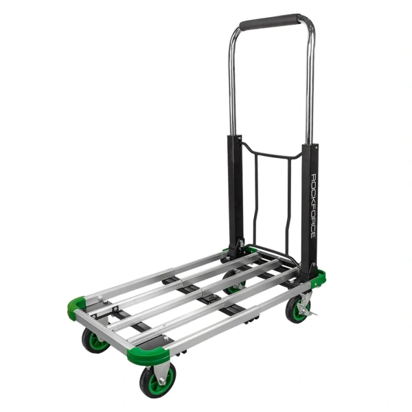 Тележка платформенная ручная складная (г/п 150кг, 710х410-рабочая площадка, 100мм-Ø колес)