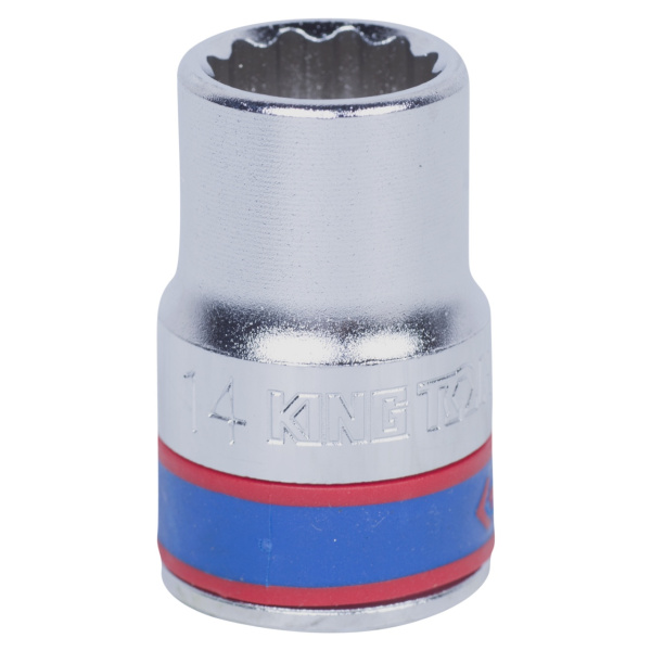 Головка торцевая стандартная двенадцатигранная 1/2", 14 мм KING TONY 433014M