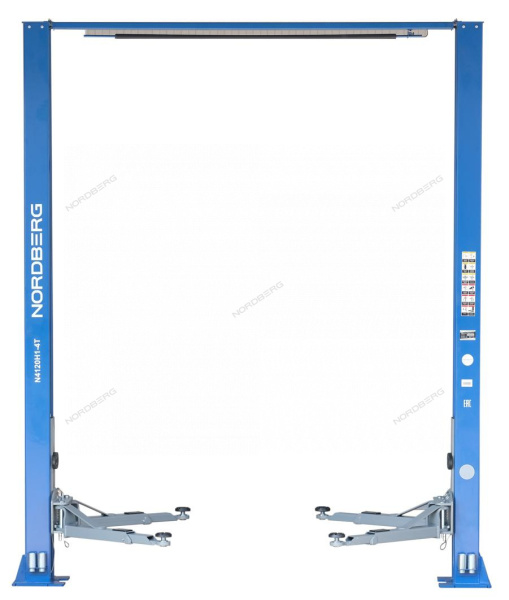 Подъемник двухстоечный NORDBERG N4120H (4 т, верхняя синхронизация, H=3,6 м)