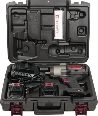Гайковерт аккумуляторный Thorvik BWI20318, 1/2"DR, 20В, 1800 Нм