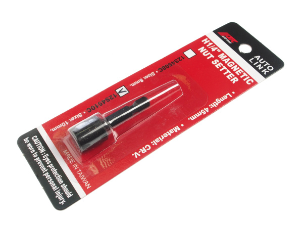 Бита-головка 1/4" магнитная для шуруповерта 10мм в блистере JTC