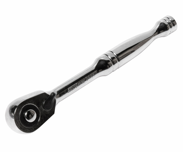 Трещотка с мини-головкой и металлической рукояткой JTC 3444 (1/4", 72 зуба, 130 мм, d=20 мм)