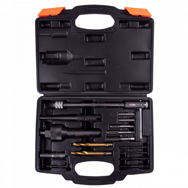 Набор AFFIX AF10312016C для обслуживания колодцев свечей накаливания (кейс, 16 предметов)