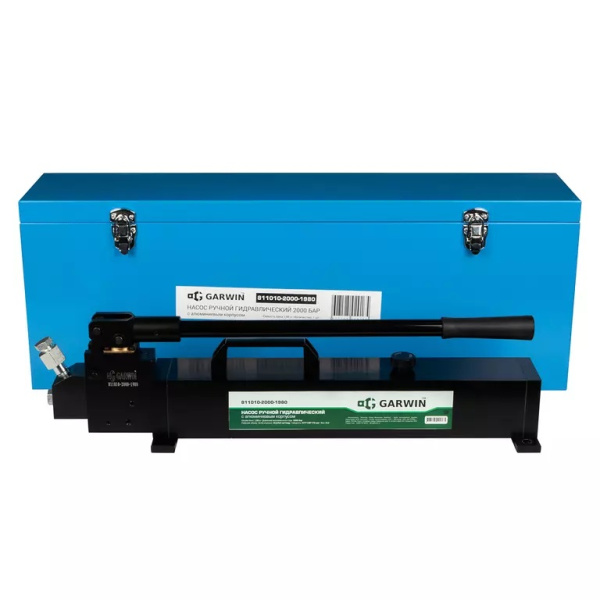 Насос ручной гидравлический с алюминиевым корпусом GARWIN PRO GHE-HP1600-3240 (1600 бар, 3,24 л)