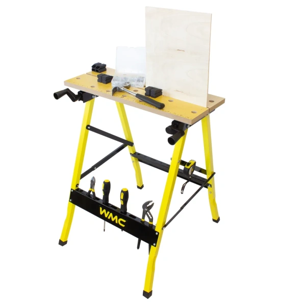 Верстак столярный металлический с разводной столешницей(605x635x785,металл 1.2мм, нагрузка 100кг)