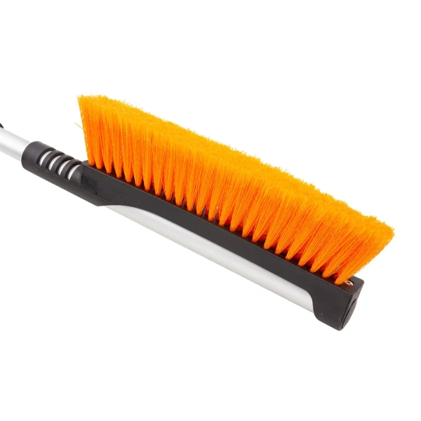 Щетка для снега телескопическая со скребком 60-80см