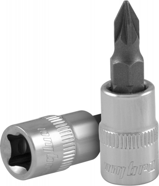 114601 Насадка торцевая 1/4"DR с вставкой-битой POZIDRIVE®, PZ1
