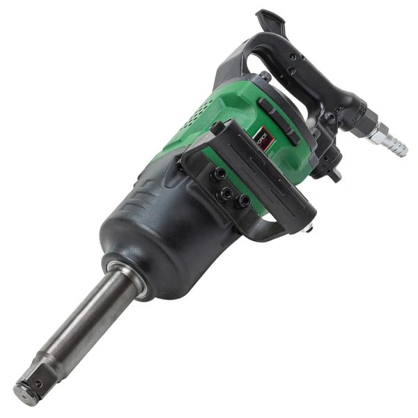 Пневмогайковерт ударный с длинным валом,реверсом и регулировкой усилия 1''(2700Hм, 4000 об/мин,6.3bar,340 л/мин,11.6кг)